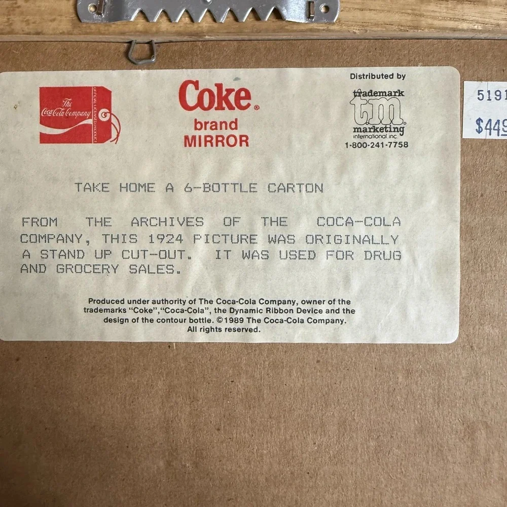 Vintage‎ Coca Cola Wall Decor Lot of 3 Framed Retro Art Set